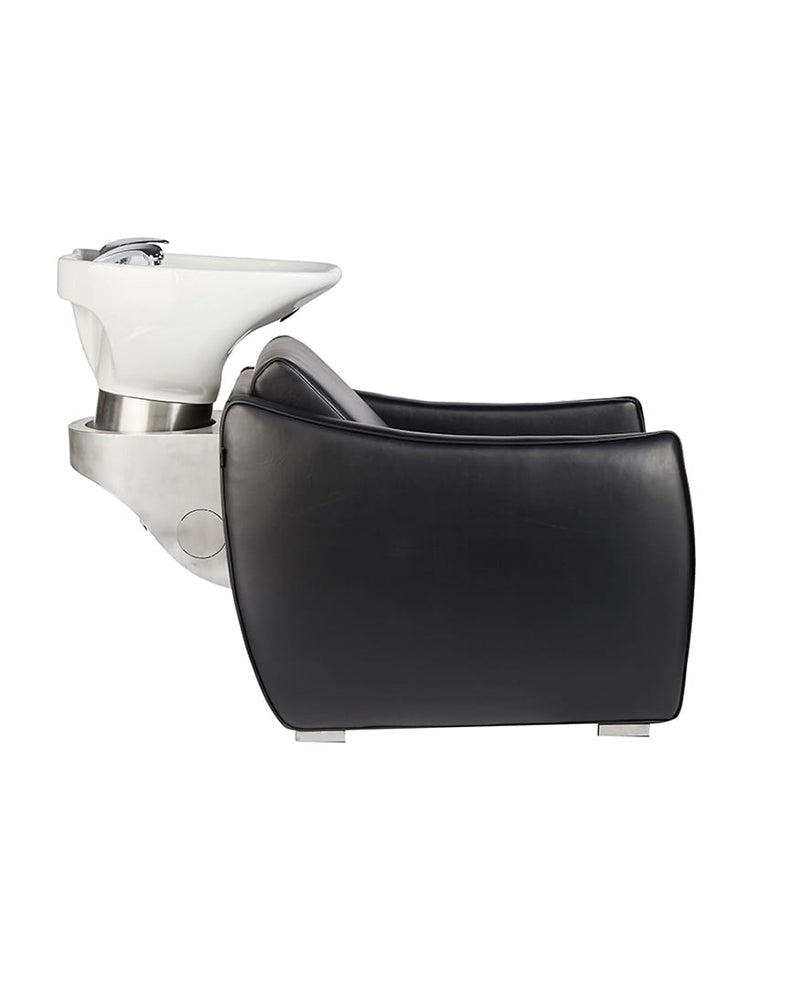 Hazel - Black washing unit - White basin